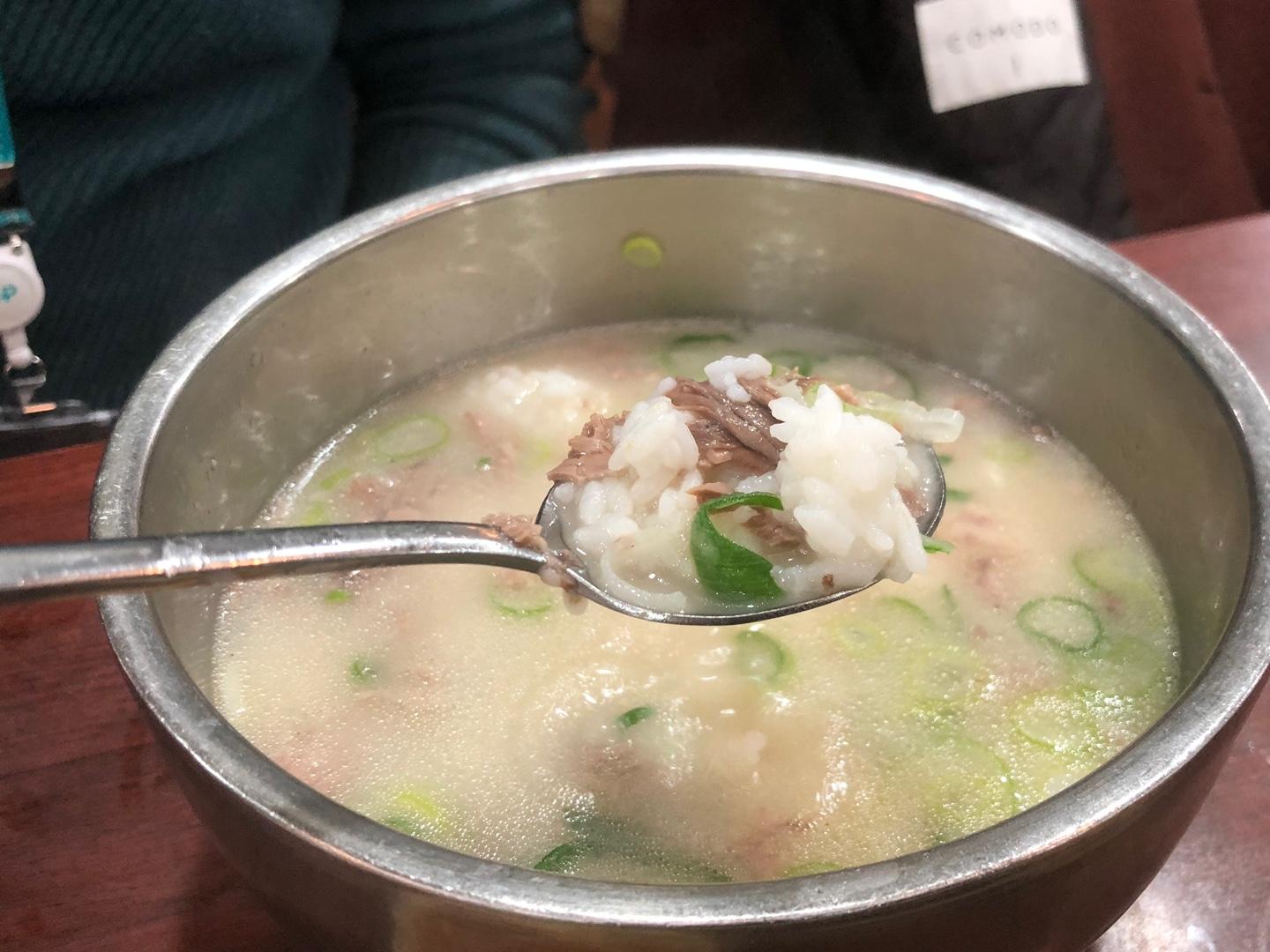 明洞神仙雪濃湯