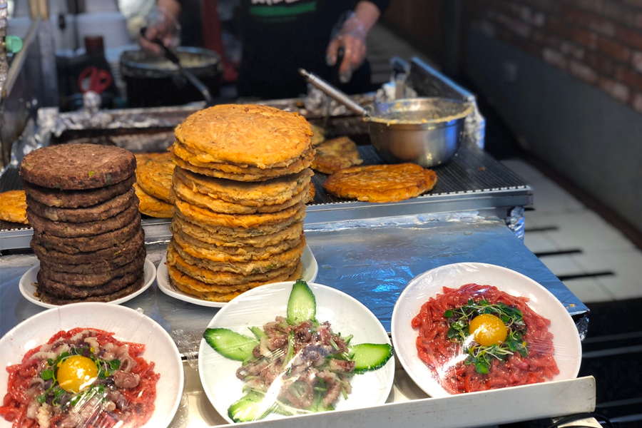 推薦 首爾 廣藏市場美食