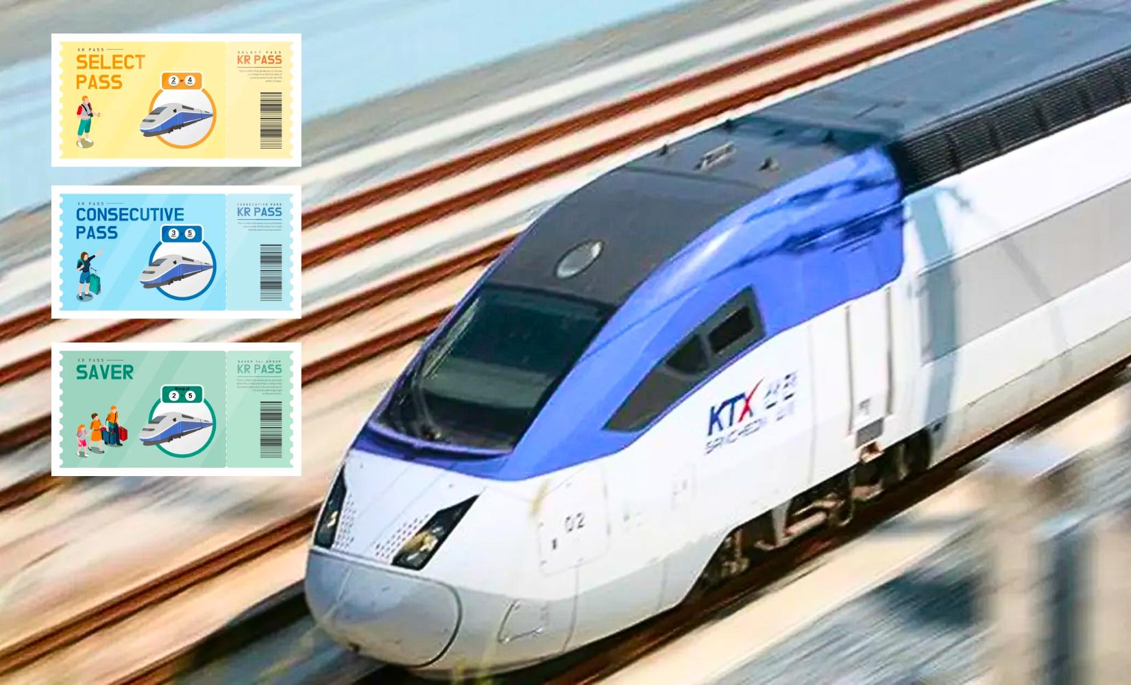 KR PASS (Korail Pass): Vé tàu cao tốc KTX không giới hạn, tiết kiệm ở Hàn