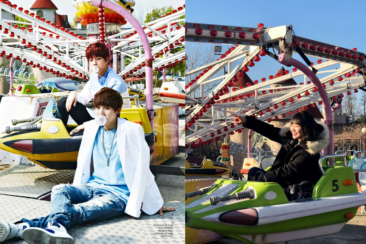 BTS chụp tại Yongma Land, Seoul