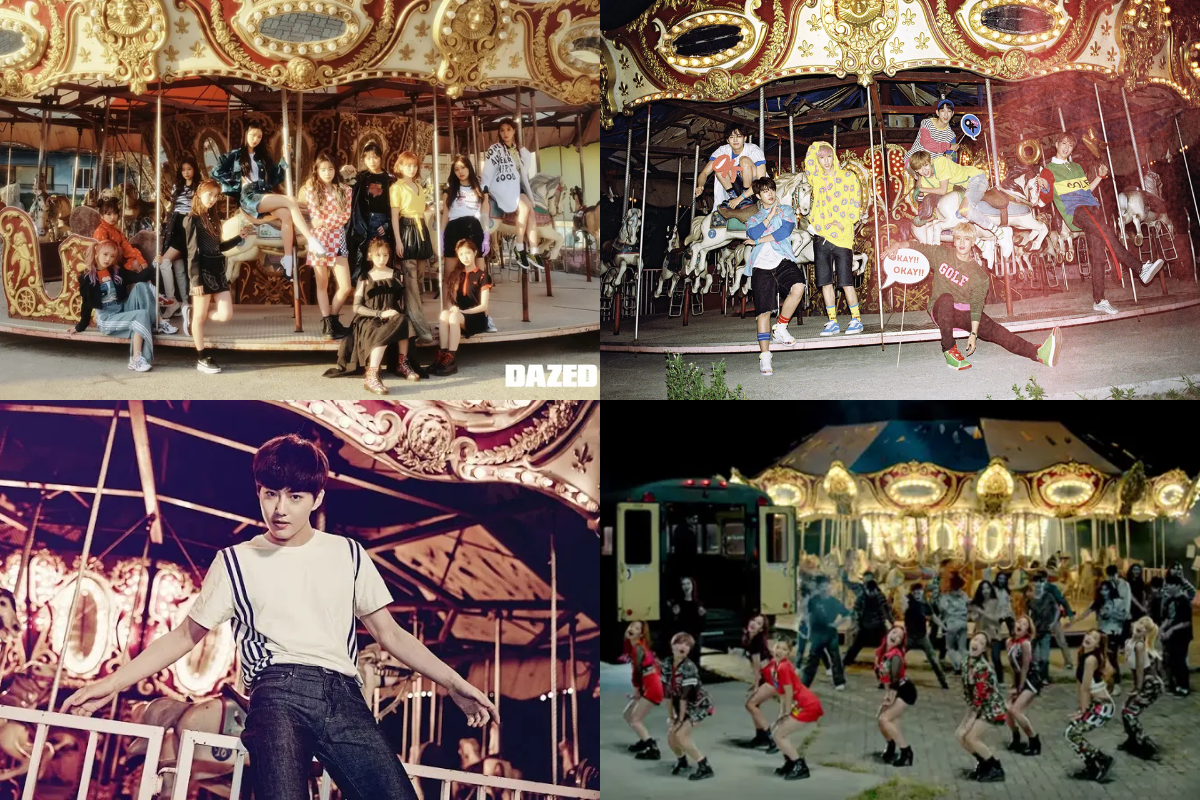 sao Hàn chụp tại Yongma Land, Seoul