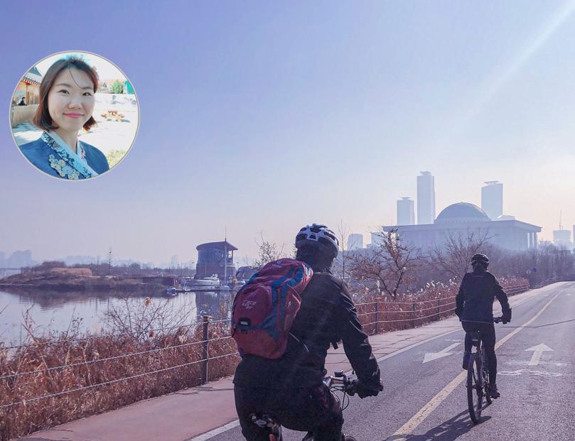 Visite à vélo et au poulet sur la rivière Han [Visite guidée privée]