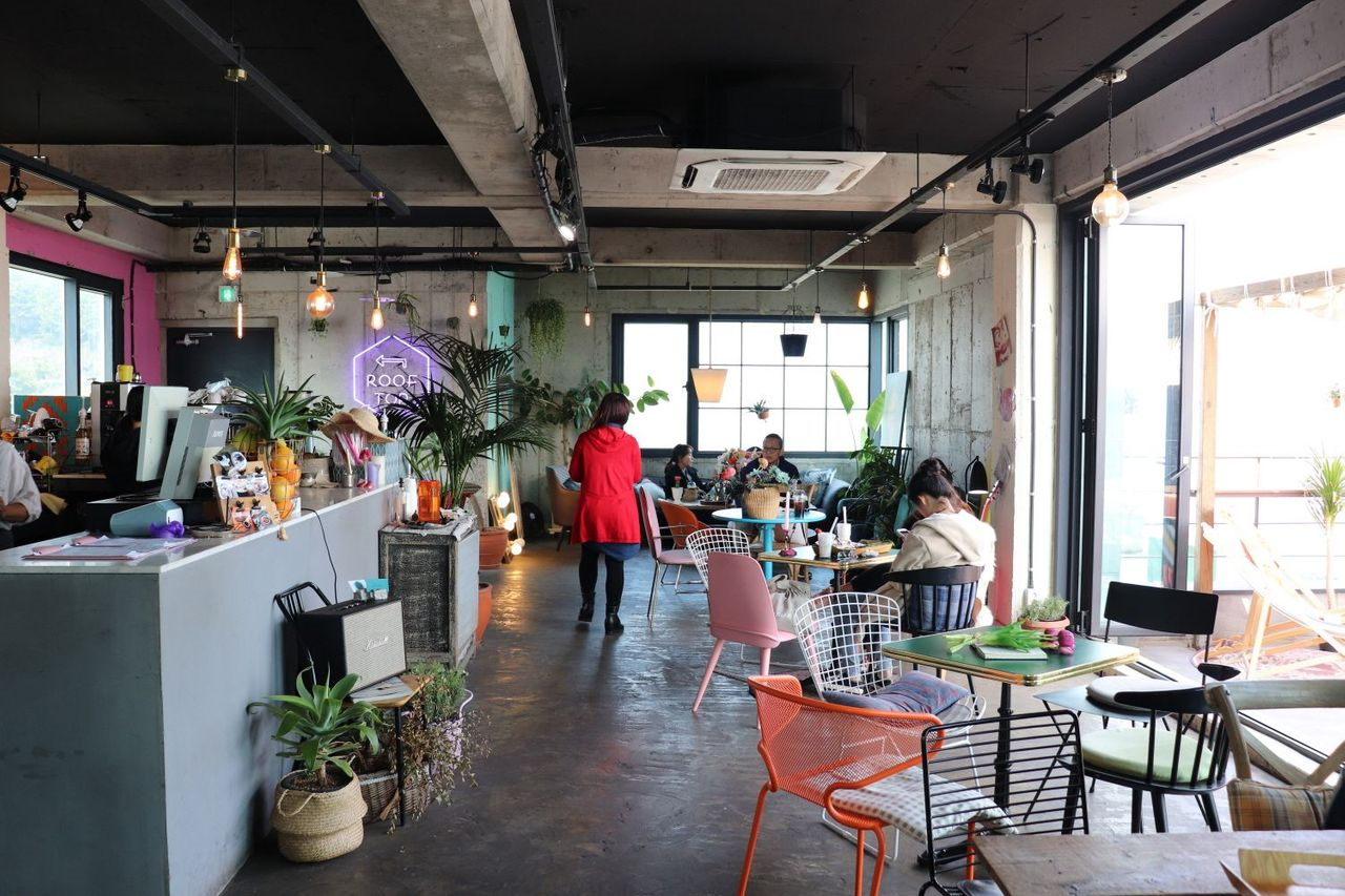 プサンカフェ、ヘウンデカフェ、おしゃれなカフェ、海の見えるカフェ、韓国カフェ、カフェルーフトップ、屋上カフェ、テラスカフェ、デザートカフェ、チョンサポカフェ