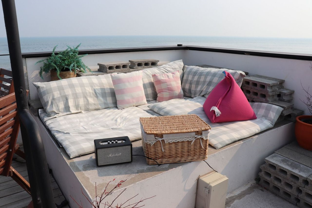 プサンカフェ、ヘウンデカフェ、おしゃれなカフェ、海の見えるカフェ、韓国カフェ、カフェルーフトップ、屋上カフェ、テラスカフェ、デザートカフェ、チョンサポカフェ