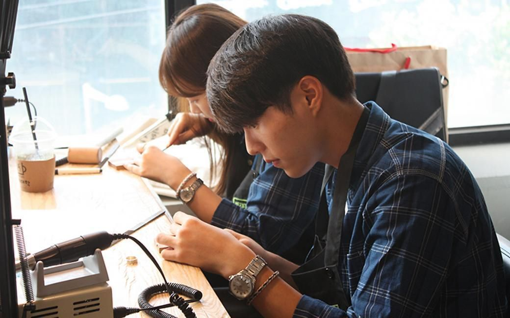 ミョンドン、ホンデ、指輪作り、DIY、指輪、記念品、指輪カフェ、ソウル指輪、ミョンドン指輪、ホンデ指輪、指輪大学、パンジテハク