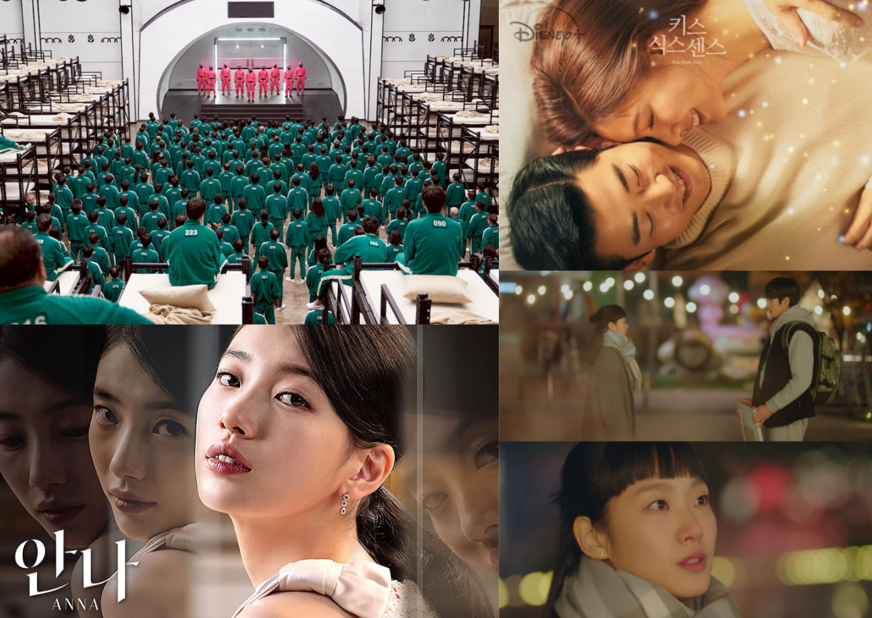 寝室で椅子に囲まれているカップルのシーン