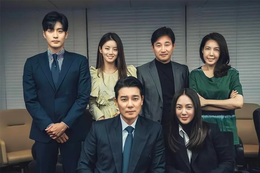 韩剧《婚词离曲2》海报，展示了这部2021年TV朝鲜电视剧的最高收视率16.582%。