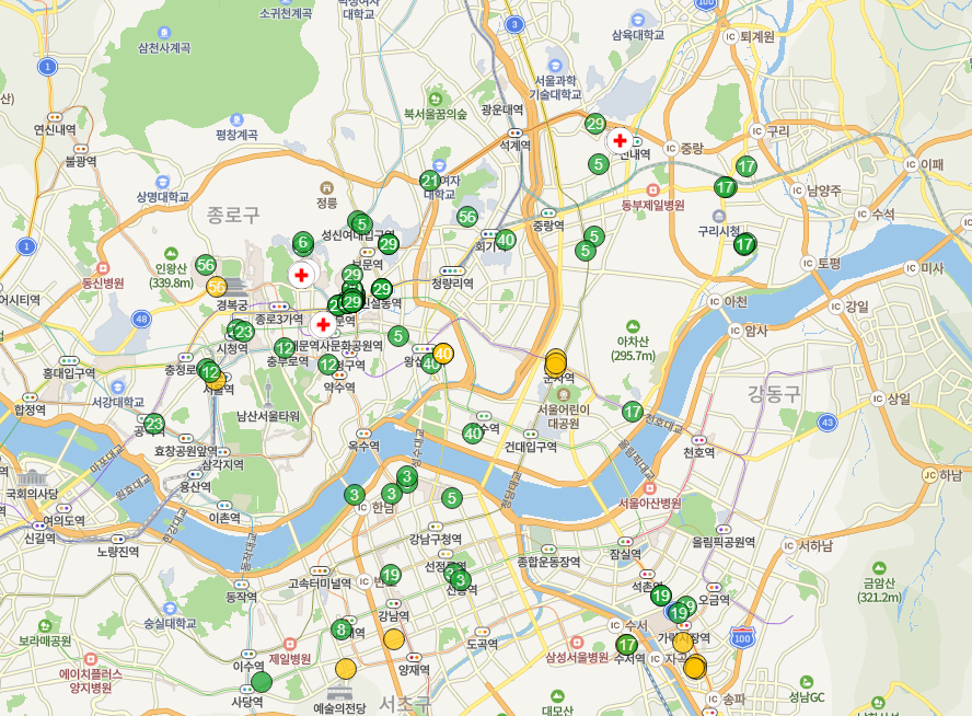 สถานการณ์ไวรัสโคโรนาในเกาหลีอยู่ในระดับรุนแรง! เว็บไซต์/APP ที่ช่วยตรวจสอบและเข้าถึงข้อมูลอัพเดท