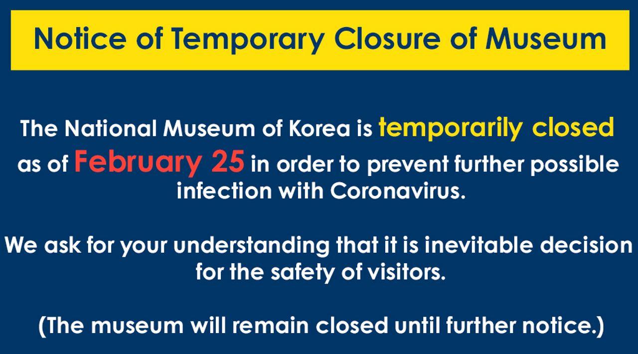 Coronavirus | Lieux touristiques fermés (2020.03.04)