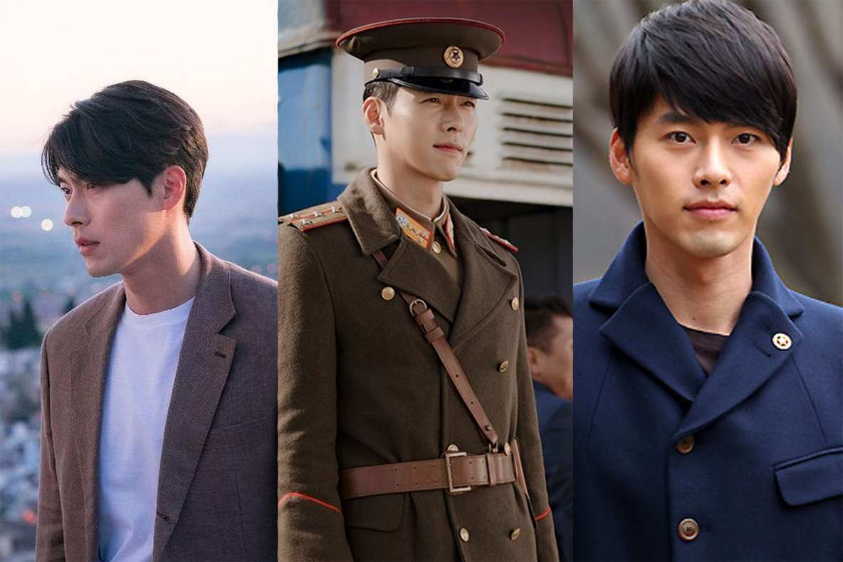 玄彬的多個角色展示，包括《愛的迫降》中穿著軍裝的北韓軍官角色。