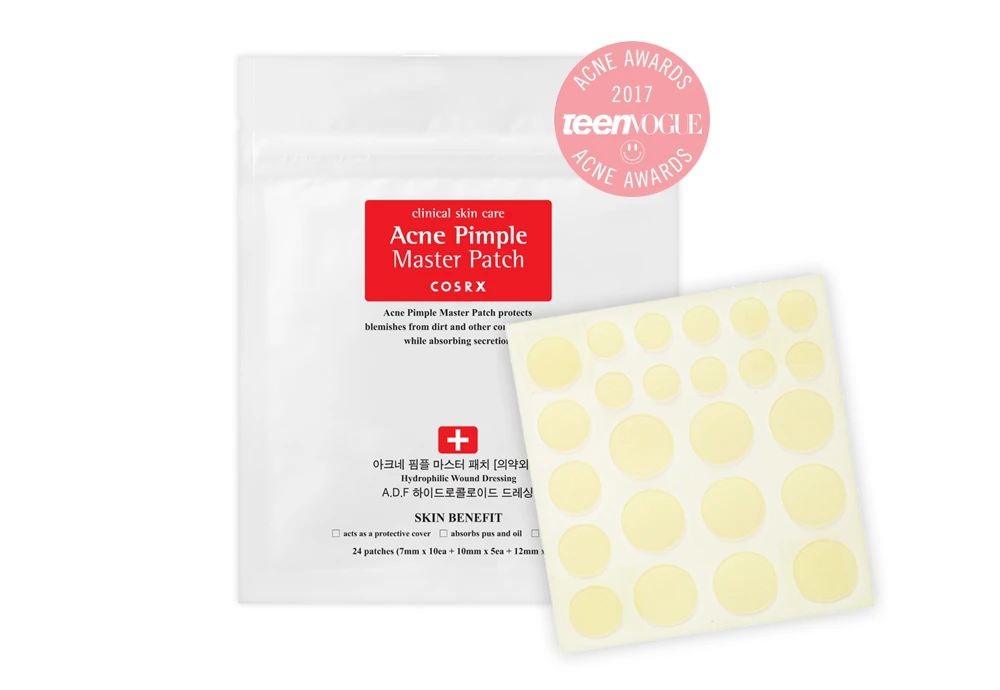 แพทช์ COSRX Acne Pimple Master มีคุณสมบัติดูดซับของเหลวและลดการอักเสบใต้ผิวหนัง