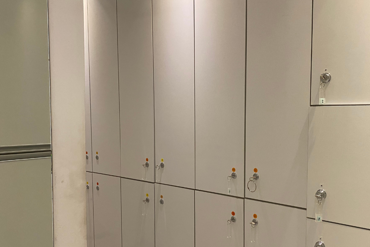 AM:TON髮型屋的儲物空間，便利的顧客設施