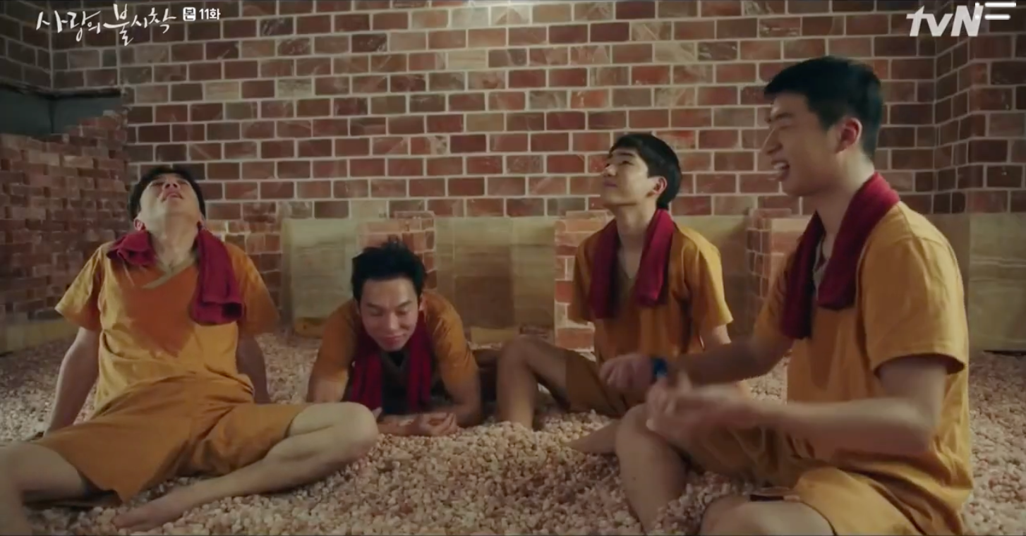 สถานที่โปรดของเหล่าทหารในซีรี่ย์ Crash Landing on You ทำซาวน่าที่ The Red Ginseng Spa ซาวน่าที่พาจู