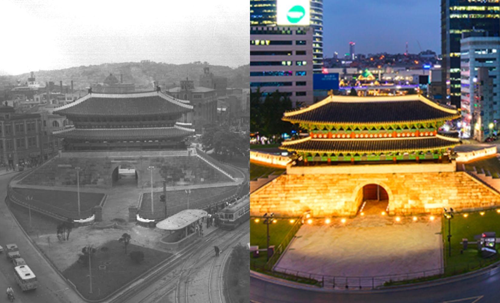 Seoul đã thay đổi như thế nào: Chùm ảnh Seoul 50 năm trước và hiện tại! 