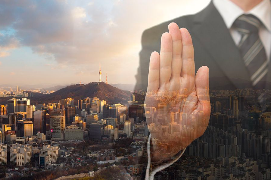 韓國城市景觀，展示探索新城市的挑戰與旅遊冒險。