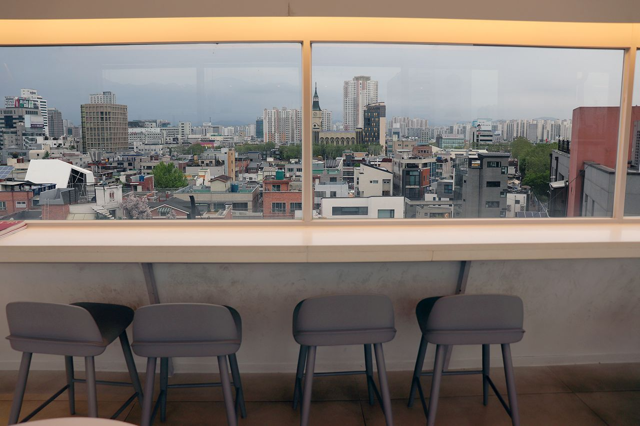 テグ テグカフェ 韓国カフェ 韓国旅行 テグ旅行 ルーフトップカフェ 美味しいお店 キムグァンソク通り