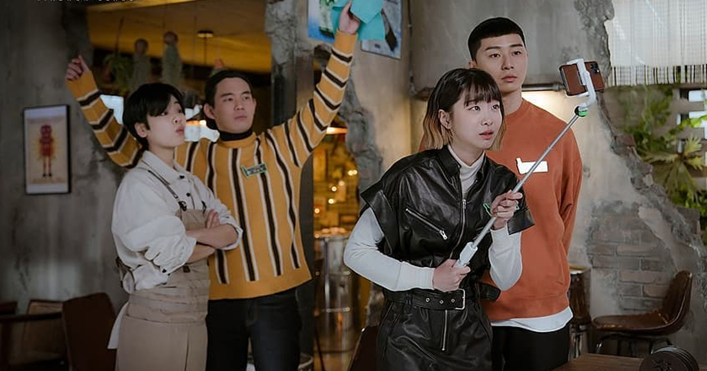 韓国ドラマ『梨泰院クラス』の印象的なシーンを象徴する画像