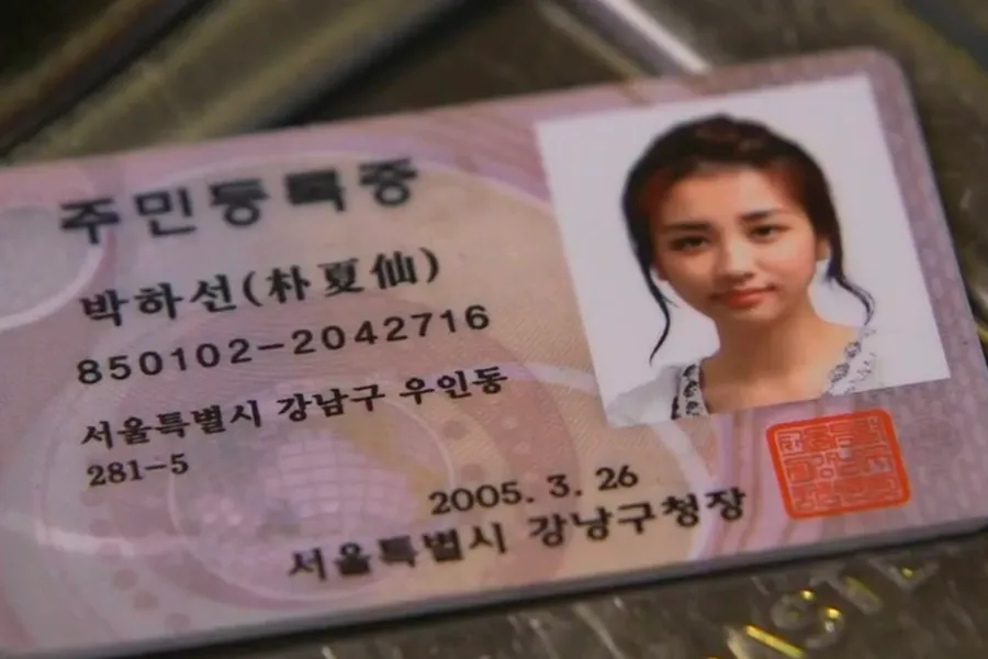 韓國統計廳進行的姓氏和籍貫調查結果，圖中展示了常見的韓國姓氏數據。