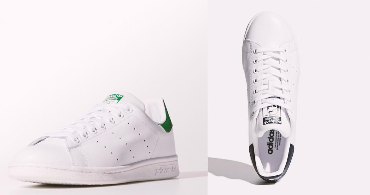Giày Adidas Stan Smith màu trắng, dễ dàng phối hợp trang phục và phổ biến trong giới trẻ Hàn.