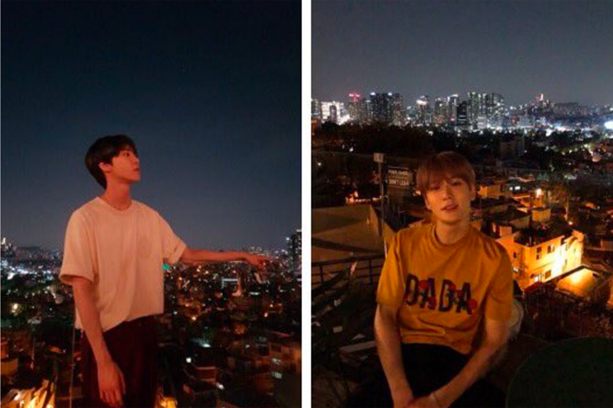 서울 The 100 Food Truck의 옥상에서 서울 야경 감상