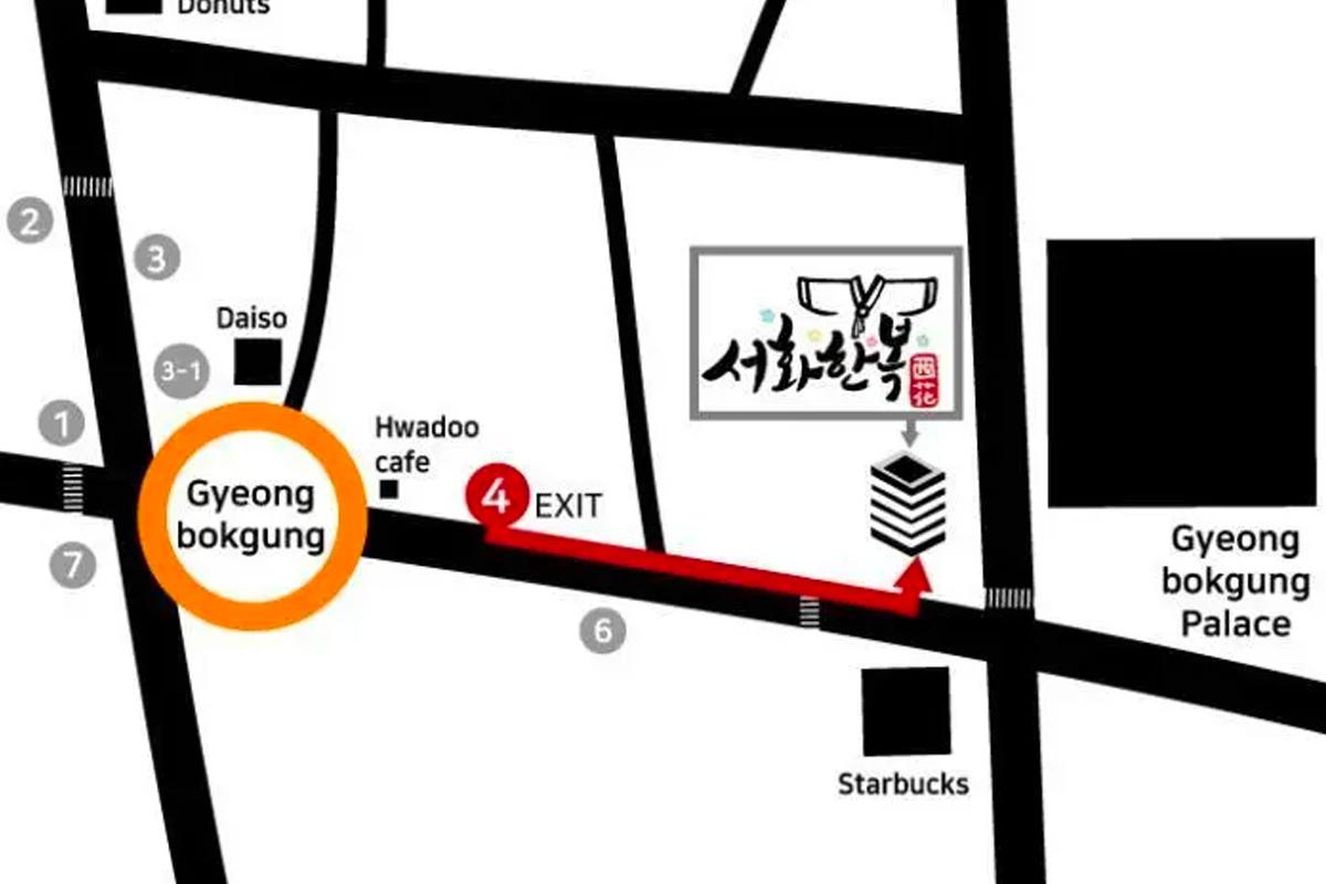 韓國旅行 韓服 租韓服 韓服租借 景福宮 景福宮韓服 西花韓服 前往方法