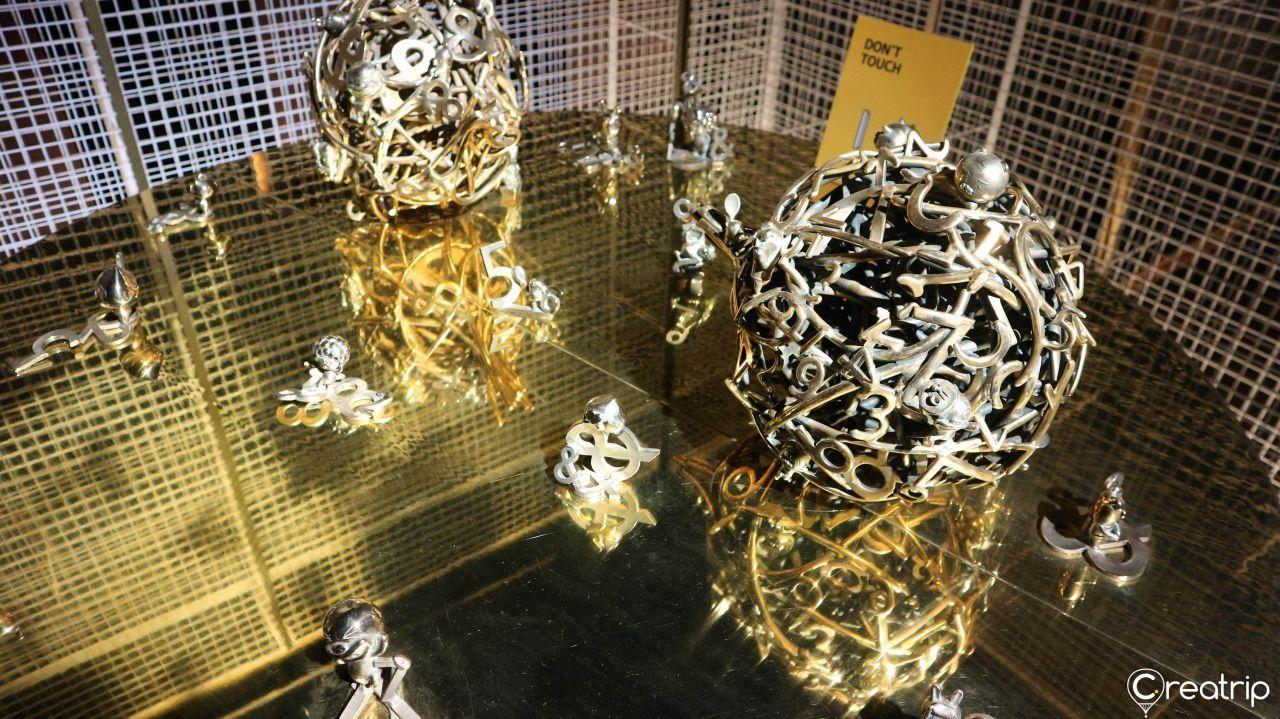 Famous painting remade with Kakao Friends characters posed in 'The Creation of Adam' style.