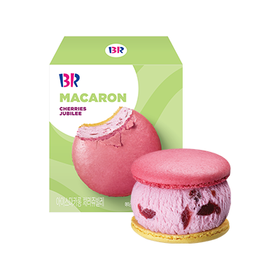 チェリージュビレフレーバーのアイスマカロンがサーティワンから登場