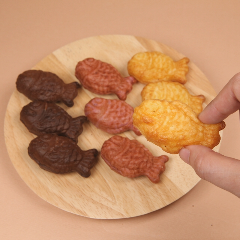 一口サイズで楽しむ韓国鯛焼きスナック、5ピースセット - 韓国の伝統的なスイーツ