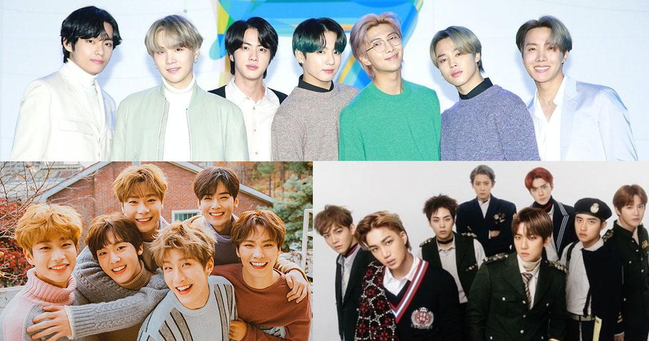 วงไอดอลชายยอดนิยมประจำเดือนพฤษภาคม