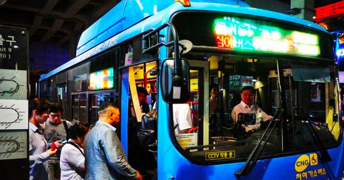 韓國 首爾 深夜公車 巴士
