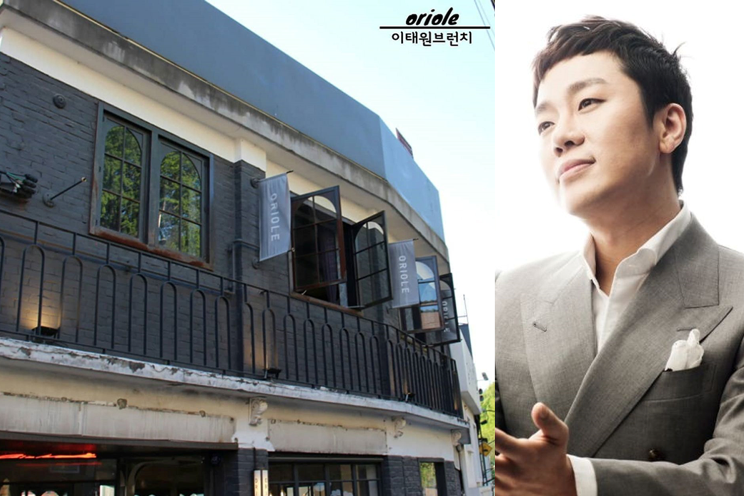 ORIOLE餐飲店外觀，建於梨泰院