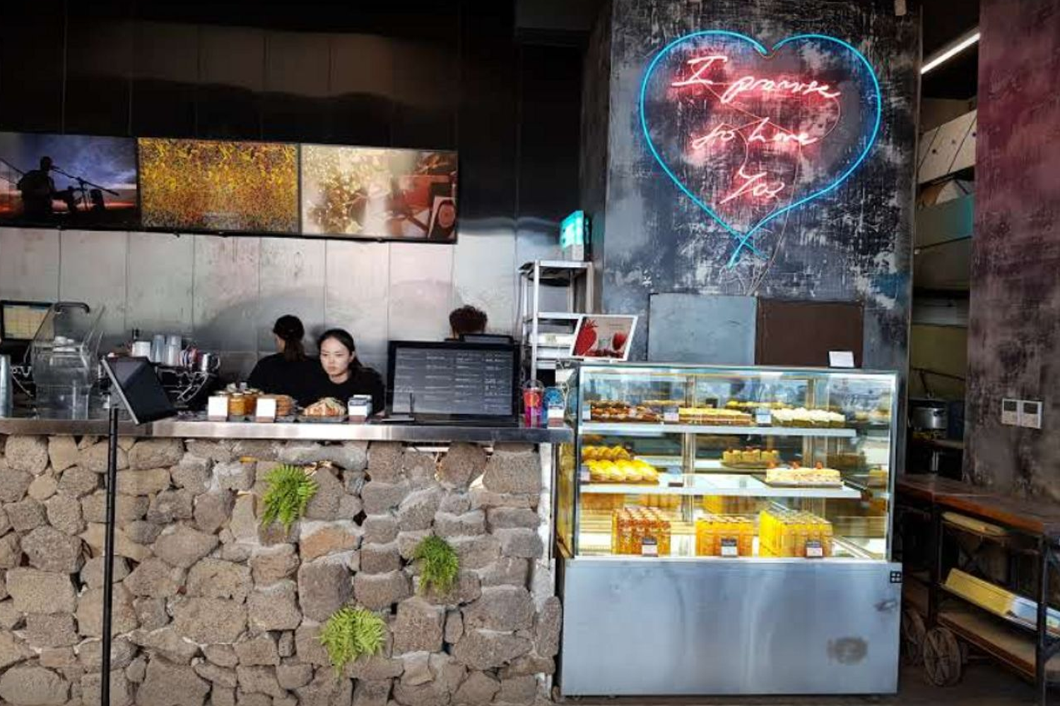 Monsant de Aewol咖啡廳，室內設計情況