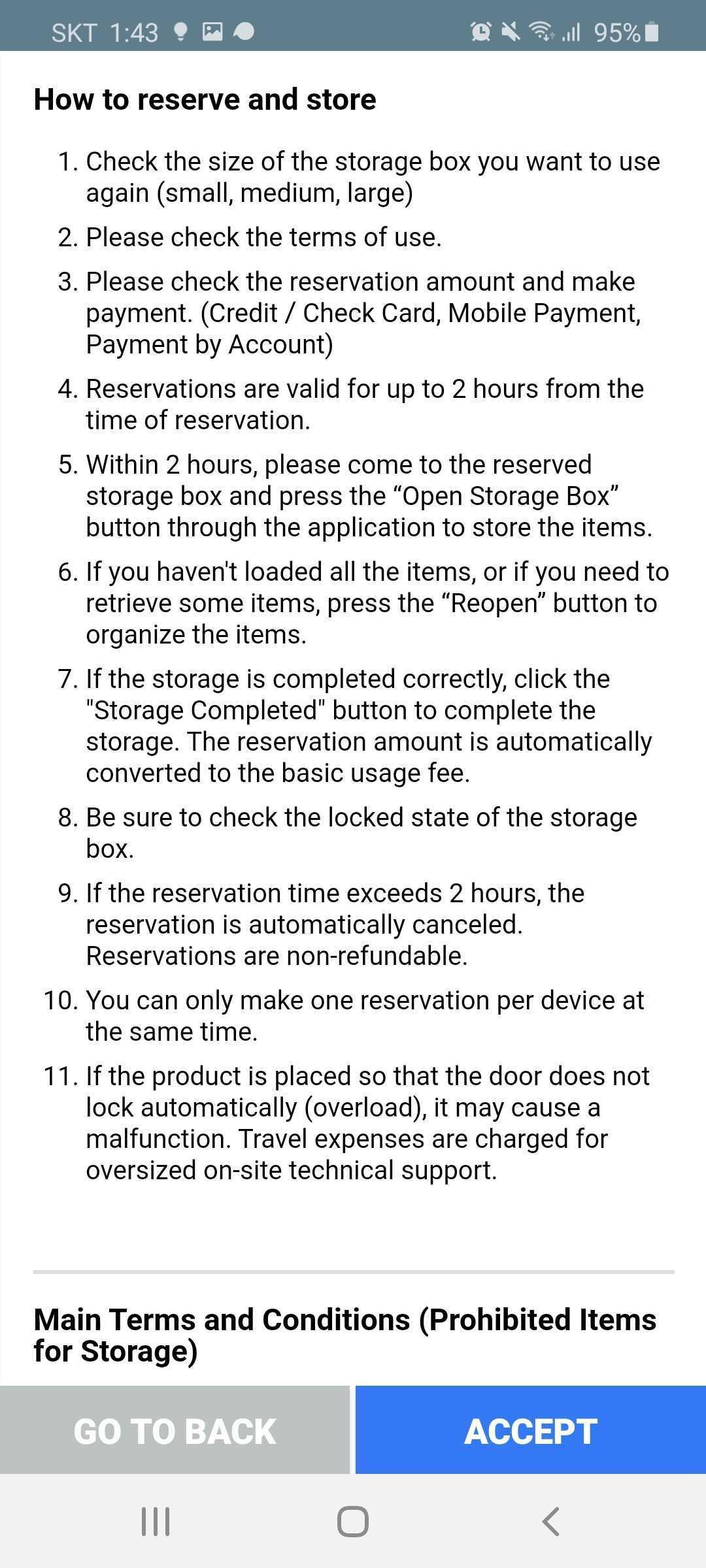 T Locker APP A great app to reserve a locker for your luggage in just a few steps