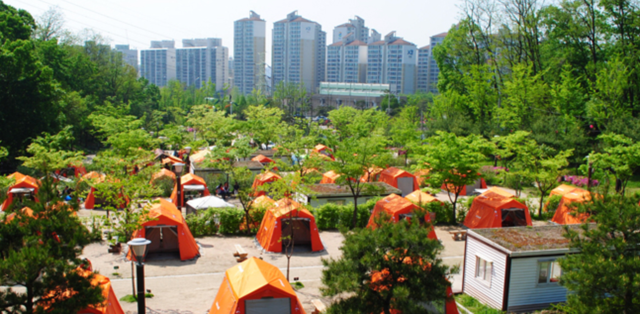 Camping Grounds in Seoul There is camping grounds in Seoul? Let