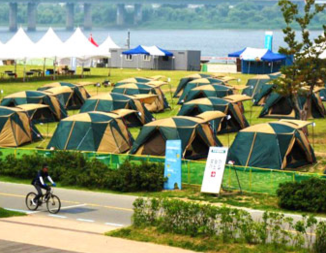Camping Grounds in Seoul There is camping grounds in Seoul? Let