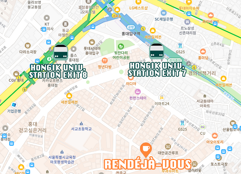 RENDÉJÀ-VOUS | Hongdae, A little piece Jeju Island in Hongdae! Feel the ocean vibes amidst the city scene.
