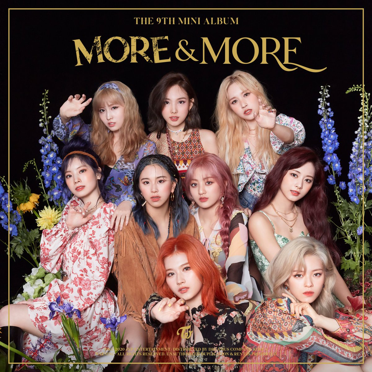TWICE คัมแบคพร้อมมินิอัลบั้มที่ 9 'More & More' ในลุคสีสันสดใสแบบฮิปปี้ ต้อนรับการกลับมาของวงที่รอคอยด้วยเพลงสุดฮิต
