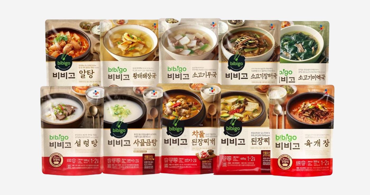 รวมอาหารเกาหลีสำเร็จรูปจาก BIBIGO