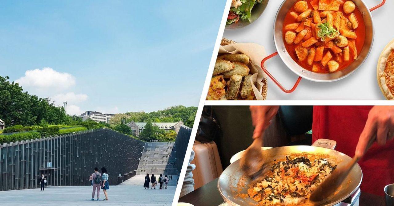 บรรยากาศร้านอาหารและอาหารที่หลากหลายในย่านอีแด