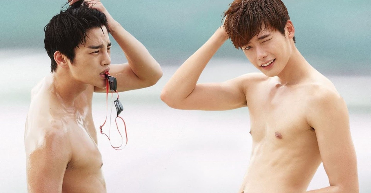 Lee Jong-suk takes the role of high school swim sprinter and competes with ...