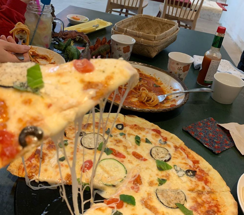 韓国、韓国カフェ、チェジュ、済州島、チェジュ島、チェジュ島カフェ、済州島カフェ、チェジュカフェ、韓国スフレ、韓国スフレパンケーキ、韓国スフレケーキ、韓国パンケーキ、パンケーキ、スフレパンケーキカフェ、パンケーキカフェ、スフレカフェ、静かなカフェ