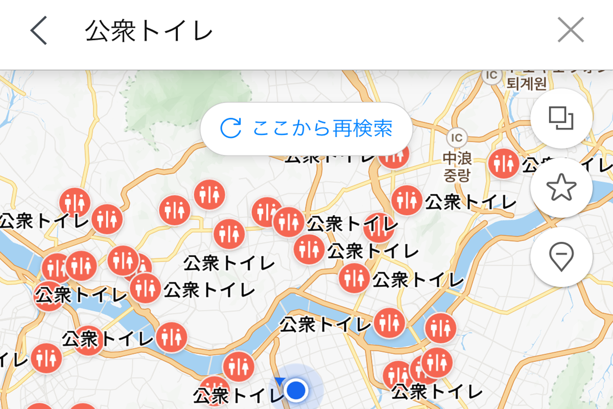 韓国旅行 韓国トイレ事情 ファジャンシル ネイバーマップ 公共トイレ 公衆トイレ ソウル 韓国文化 韓国トイレ