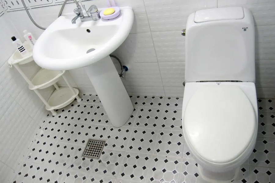 臺灣與韓國馬桶蓋差異，使用後需蓋上馬桶蓋後沖水，防止細菌透過水花彈出