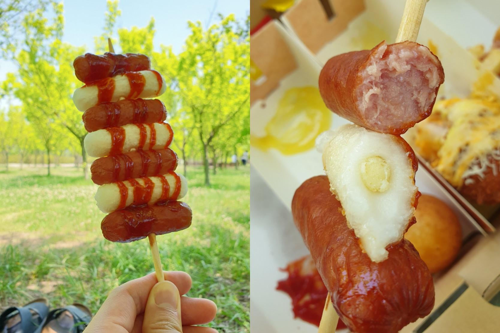 しっかりパッケージされたミョンランハッドグの箱。ピクニックや持ち帰りにぴったりです。