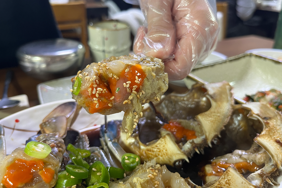 韓國美食 韓國必食 醬油蟹 醬油蟹餐廳 醬油蟹推薦 孔德 真味食堂 預約