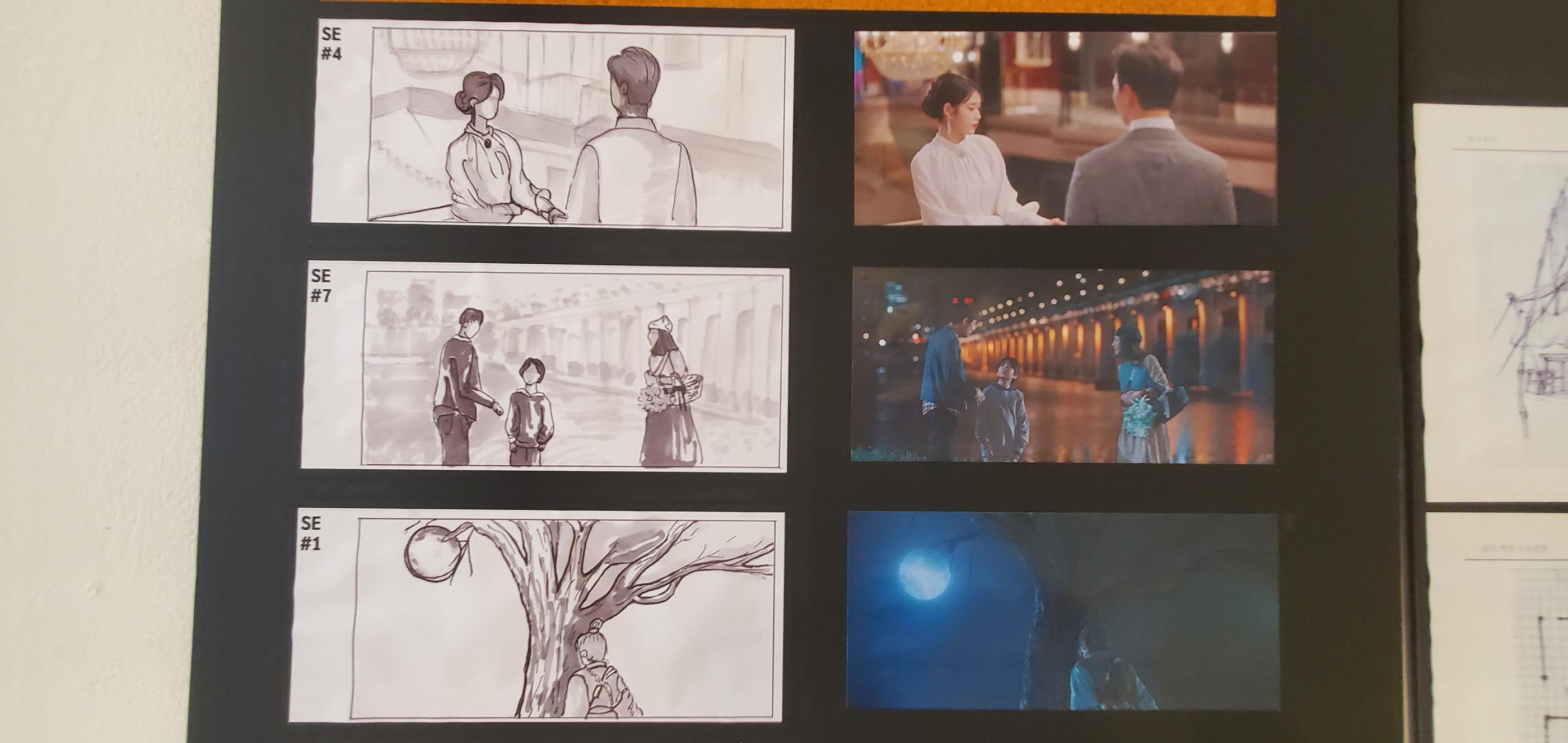 德魯納酒店展覽設計平面圖的展示板