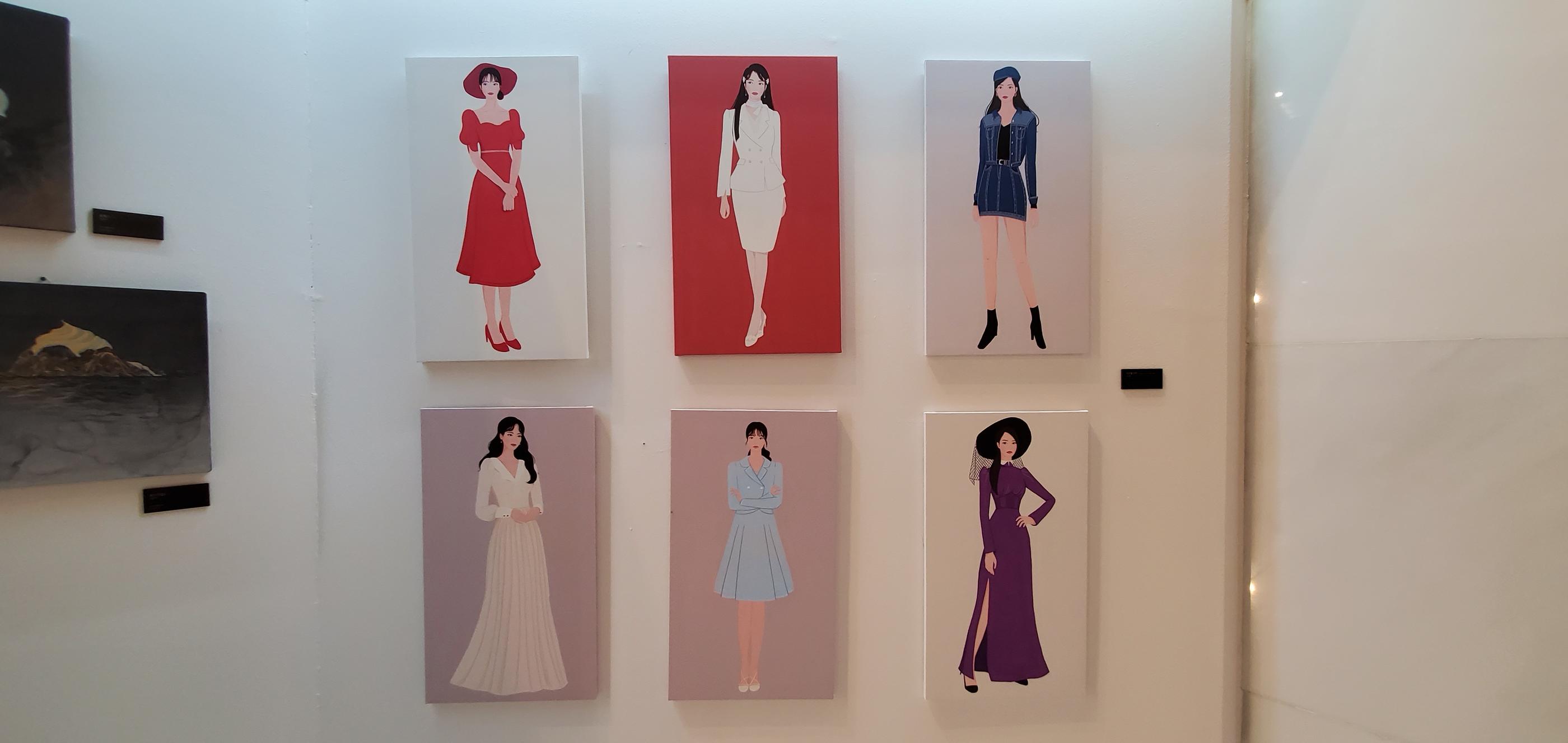 德魯納酒店展覽中的服裝人偶列展示