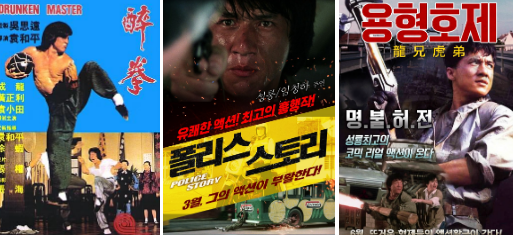 成龍醉拳電影中經典動作場景