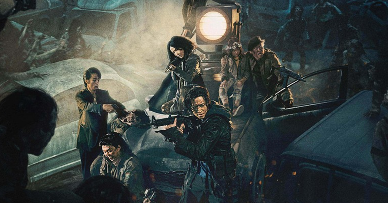 《屍殺半島》中的倖存者集結，準備反擊喪屍的激烈場面