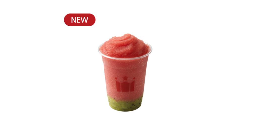 ハリスコーヒーの夏ヒットメニュー'スイカキウイスムージー'